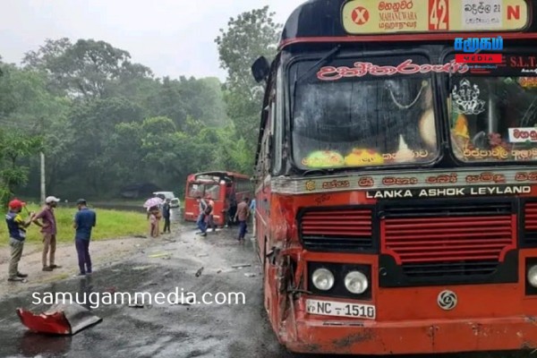 ஹங்குராங்கெத்த பகுதியில் பாரிய பஸ் விபத்து!! 